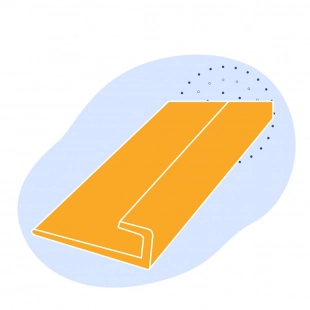 Алюминиевый профиль L-образный 26x3x5 мм АМц ГОСТ 13737-90
