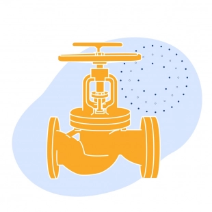Чугунный клапан обратный муфтовый Ду 32 мм Ру 16 кгс/см2 ГОСТ 27477-87