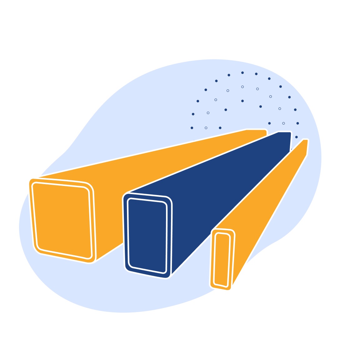 Труба профильная нержавеющая прямоугольная 100х30х3 мм AISI 201