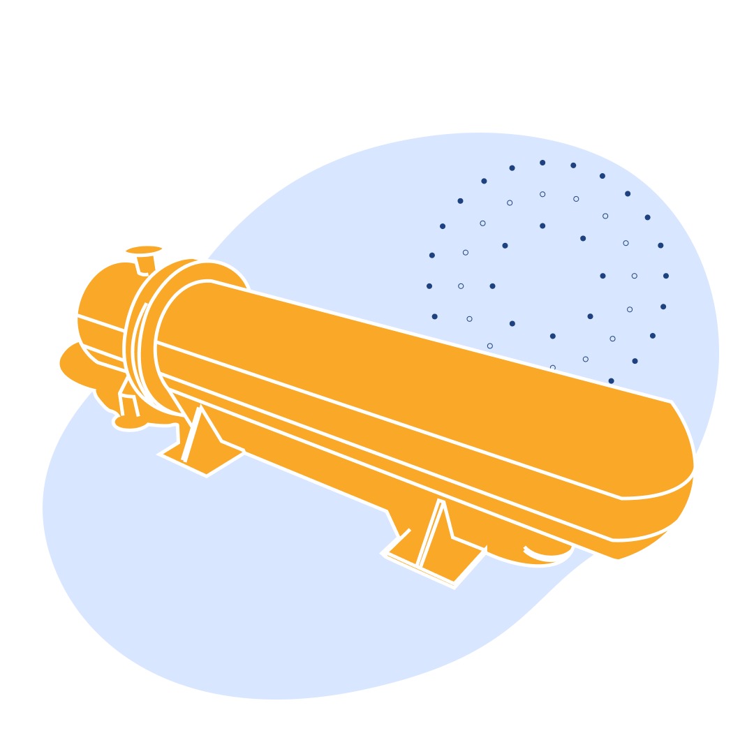 Пароводяной подогреватель 232 шт 1.99 Гкал/час 103.5 т/час 530x2785 мм 21.2 м2