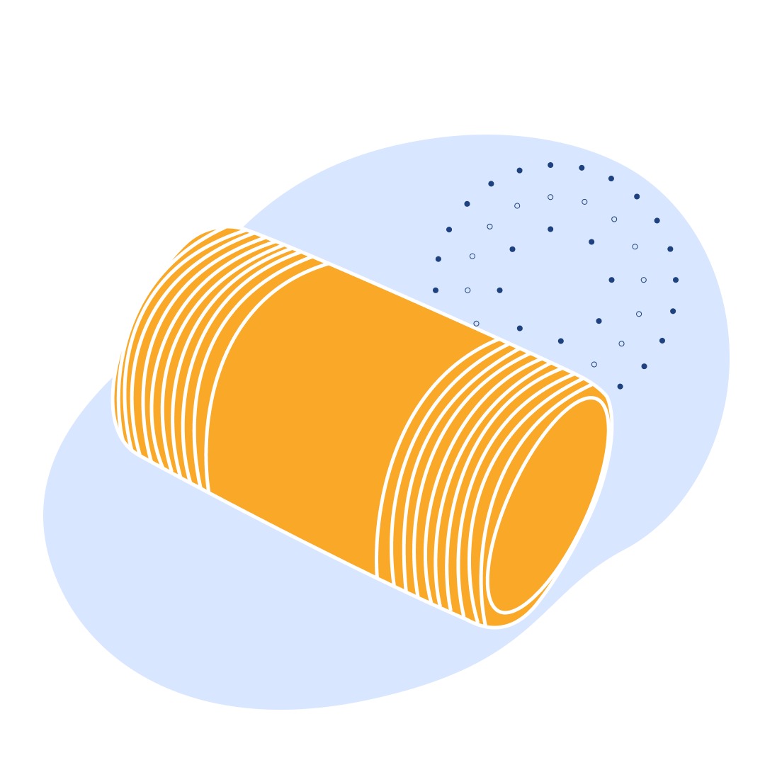 Сгон нержавеющий Ду 40 мм AISI 304