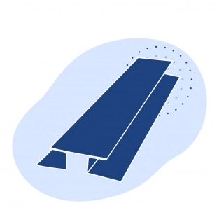 Н-образный профиль стальной 400х400х14 мм 17Г1С ТУ 14-2-24-72