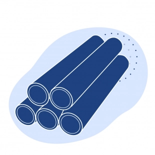 Труба нержавеющая хромированная 57х6 мм 08Х20Н14С2 ГОСТ 9941-81