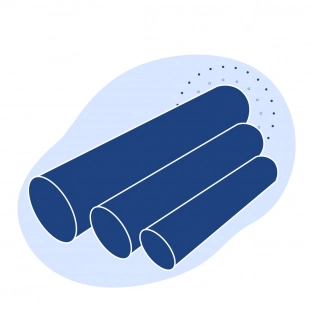 Труба ПНД напорная 160х7.7 мм SDR 21 ПЭ 32 ГОСТ 18599-2001