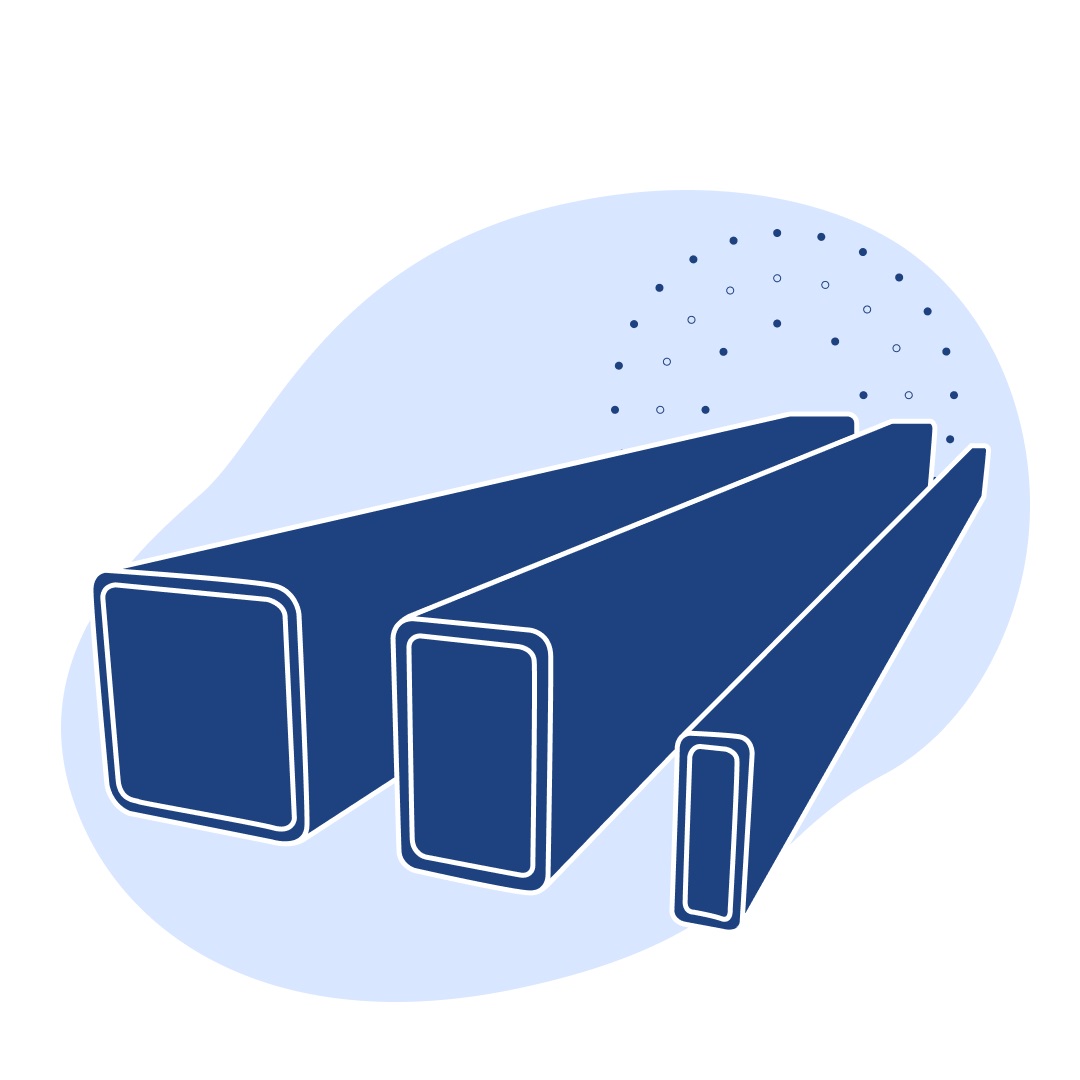 Труба профильная нержавеющая прямоугольная 100х30х3 мм AISI 201