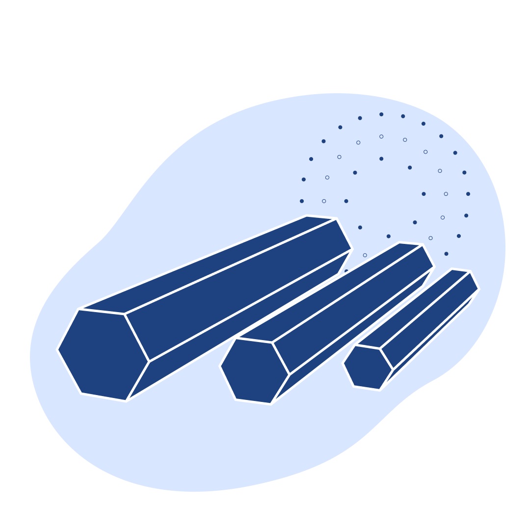 Шестигранник нержавеющий 75 мм AISI 304 ГОСТ 18968-73